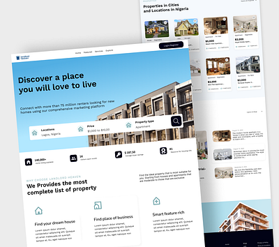 Landlord Heaven branding design ui