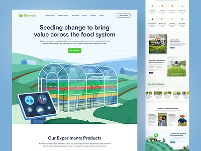 Biotech - Agricultural biotechnology agricultural biotechnology agricultural science agritech artificial seed biotech biotech company website biotech mobile app biotechnology bitech website diagnostic clinic website freelance designer healthcare website landingpage microbiology plant biotechnology plants seed biotech seed technologies uiux design web