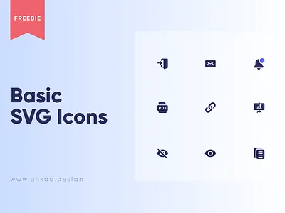 SVG Icons Freebie component design freebie icon minimal