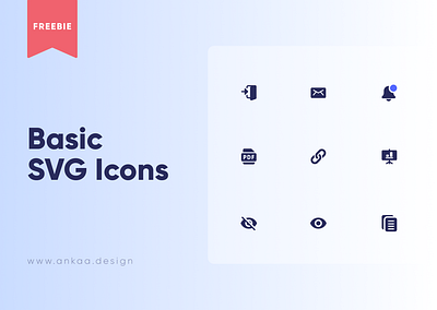 SVG Icons Freebie component design freebie icon minimal