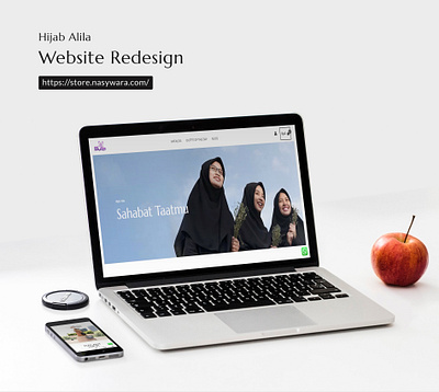 Website Redesign for Islamic Fashion Brand banner design ecommerce graphic design marketplace responsive web design ui web design wordpress