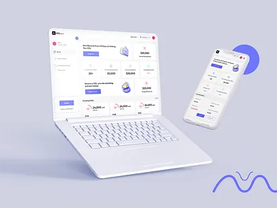 KOLnet - Marketing Launchpad blockchain community crypto dapp dark theme design desktop influencer laundpad logo marketing ui uiux ux web3