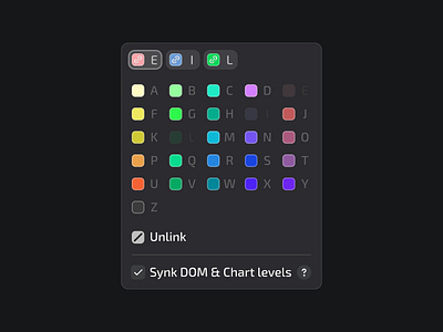 Color links (dark) closelook color context design interface menu piece ui windows