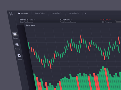 Trading App chart saas trade trading trading app ui ux webapp