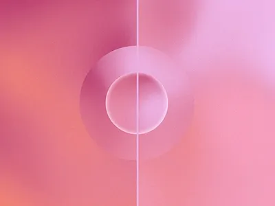 Connected 2d abstract animation circles gradient illustration loop motion motion design motion graphics pink purple