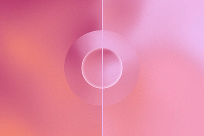 Connected 2d abstract animation circles gradient illustration loop motion motion design motion graphics pink purple