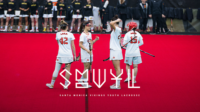 Lacrosse Team - Branding brand identity branding design girls graphic design illustration lacrosse lacrosse logo logo logo design medeival old nordic player script logo sports logo vector vikings logo vintage logo visual identity women