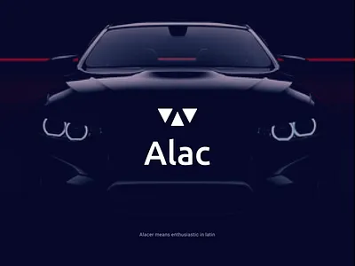 Alac - Logo Design a letter logo a logo branding car logo design graphic design illustration logo logo design pyramid logo