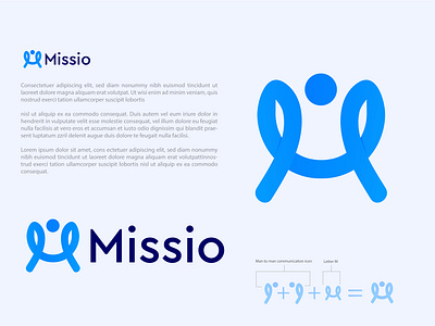 Missio Saas Minimalist Identity Logo Design brand identity branding design corporate engagement letter mark m logo logo design logo inspitaions looking designer m minimalist logo missio modern logo need logo rebrand logo rebranding redesign saas logo software startup business