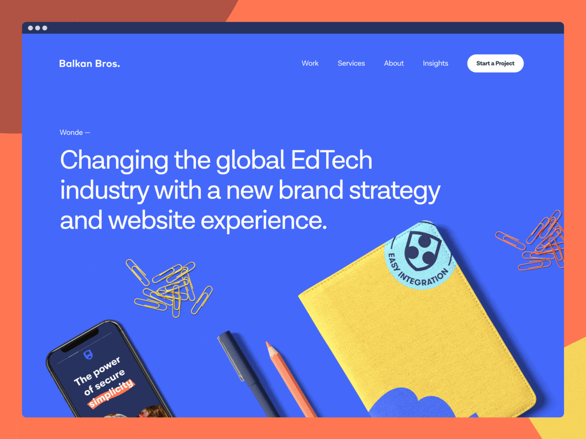 Wonde – Casestudy 2 branding design system illustration systematic design ui design ux design visual design web design website design