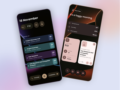 Poppins Widgets android homescreen personalisation ui wallpaper widgets