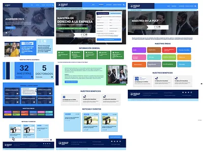 Microsite Posgrado design microsite ui webflow website