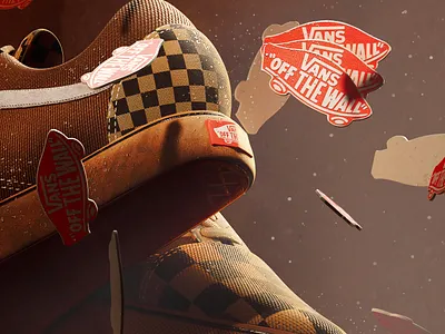 VANS OTW 3d branding cgi footwear model vans