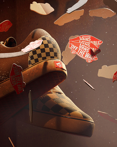 VANS OTW 3d branding cgi footwear model vans