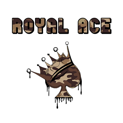 Royal Ace clothing logo art brand branding clothing creative logo designer gfx graphic hoodie logo printable royal ase tshirt