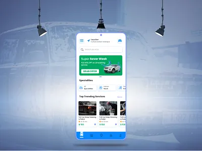 CarWash App | App Design | Mobile App Design animation app app design apps branding car design graphic design identity illustration mobile rental ui ux vector wash