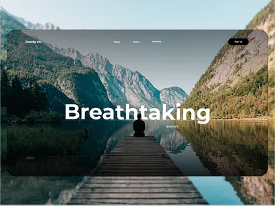 Travel first page first screen travel travel agency travel app web design webdesign website website design