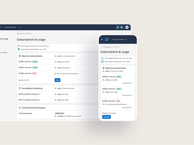 Squiz DXP b2b dashboard design digital experience platform portal product product design saas tech ui ux