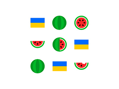 Kherson is Ukraine Херсон - Україна europe flat design fruit herson icon illustration kherson nation patriot russiaisaterroriststate set stoprussianaggression stoprussianwar ukraine ukrainian ukrainian flag vector watermelon україна херсон