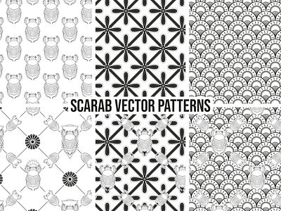 Scarab design graphic design insect pattern scarab vector vector pattern