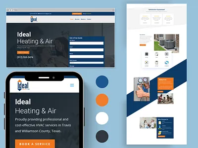 HVAC Company Website Design ac company website design hvac website company hvac website design service website design ui ux web design website layout wordpress website