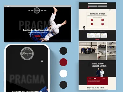 Martial Arts Websites bjj website design branding jiu jitsu website martial arts website martial arts websites ui ux web design website layout website mockup wordpress website