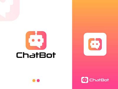 Modern Minimal Chatbot Logo Design 3d app best logo dribbble branding chatbot logo design dribbble dribbble logo gradient graphic design icon illustration logo logofolio logotype minimal modern robot symbol vector