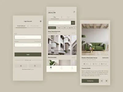 Habitat - Real Estate Apps apps design graphic design properties real estate ui uiux user interface