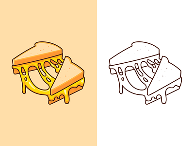 #CatalystTutorial Cheese Sandwich🥪 beef bread breakfast cheese coloring fast food food how to draw icon illustration logo meal mozarella sandwich sketch snack tutorial