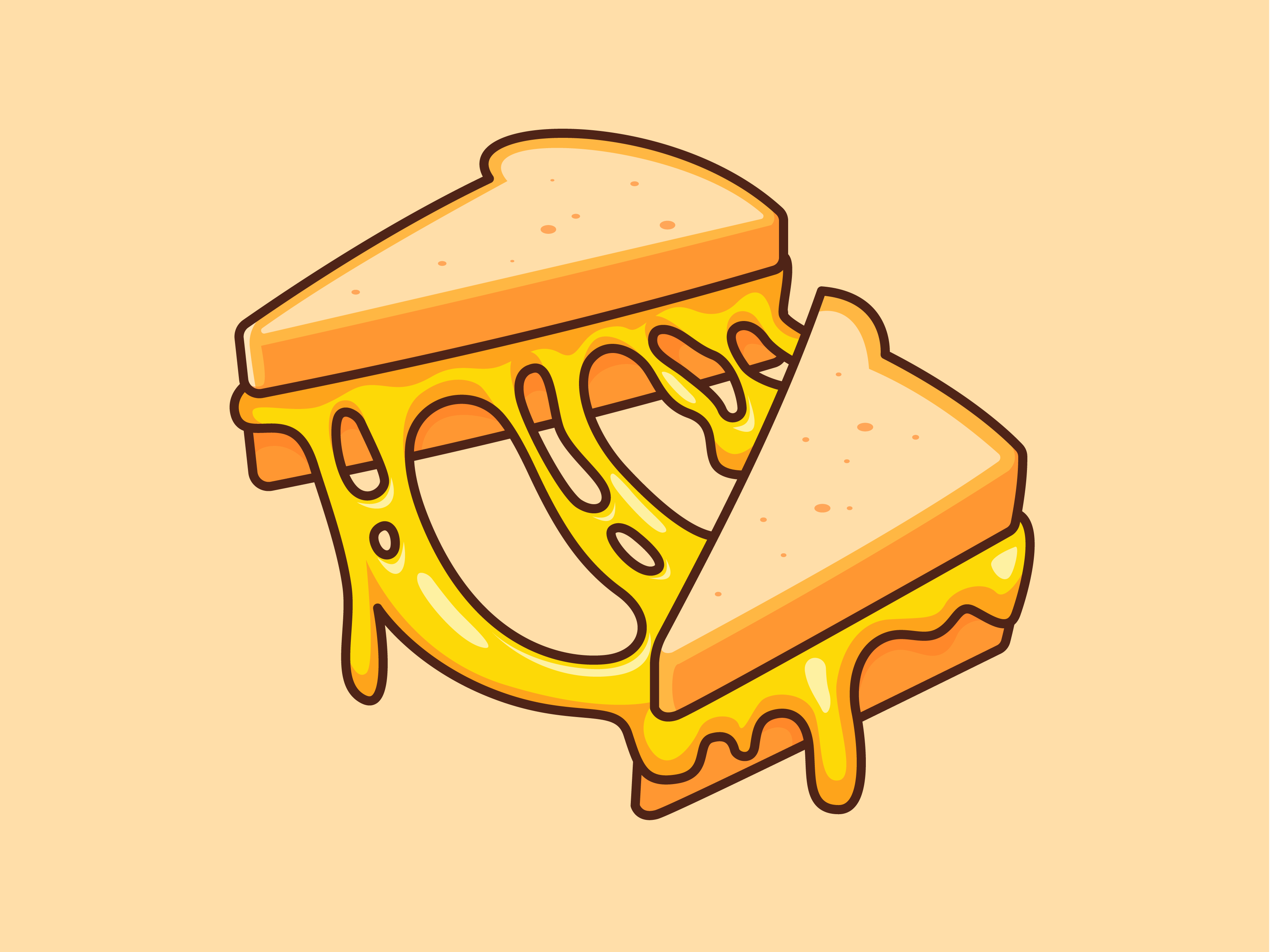 #CatalystTutorial Cheese Sandwich🥪 by catalyst on Dribbble