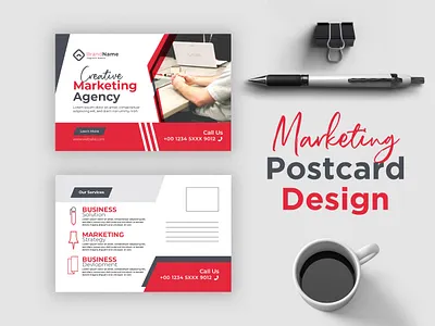 Creative Marketing Agency Postcard Design agency postcard banner design catalog design company profile design corporate postcard creative banner creative marketing agency creative postcard design postcard banner postcard design postcard designer