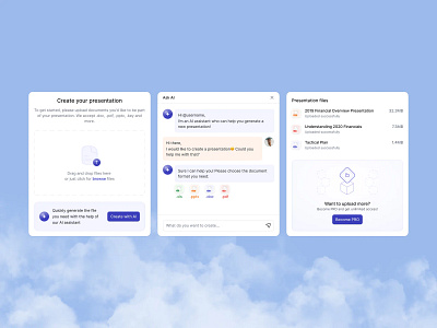 File Management and Creation dashboard file managing ui upload ux