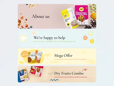 Kinguncle - Header Banners ads banners branding commerce graphics market shopify banner ui website banner