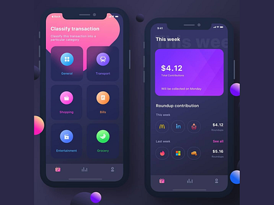 Finance App app design finance fintech mobile ui ux