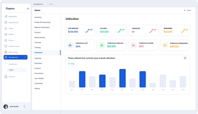 Utilization app design graphic design logo typography ui ux webapp website
