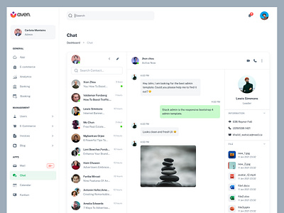 Single Chat Details page - Dashboard Ui admin plan chat chat creation clean conversation customer support dashboard dashboard ui design design livechat minimal mobile app mobile ui saas web app shop details sidebar sms marketing ui