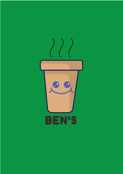 Coffe Shop branding illustration logo