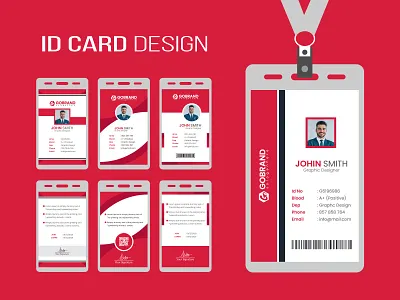 Office ID Card Design Template branding business card card card design card template college id card design corporate id card design design graphic design graphicsobai id id card id card design id card design template id card template logo office id card office id card design popular print