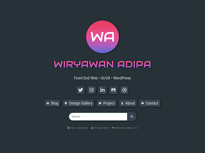 Redesigning My Personal Blog branding logo ui web design