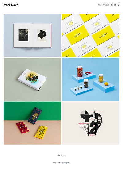 Novo - Website Template - Squarespace branding clean colorful company corporate graphic design modern multipurpose multipurpose template photography pitch deck portfolio presentation studio template ui unique web design web development website