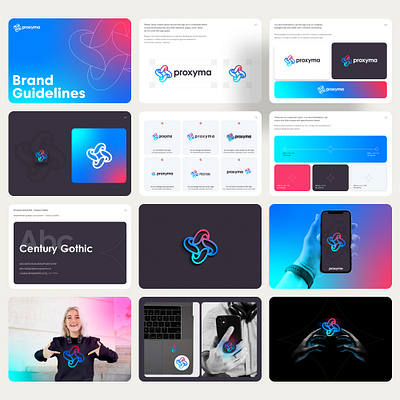 Brand guidelines proxyma brand guidelines brandbook branding logo logo guide