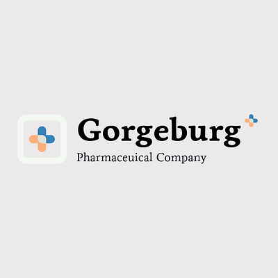 Gorgeburg, Pharmaceutical Company branding graphic design logo logo design