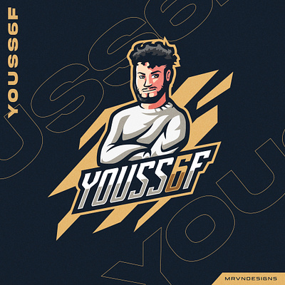 YOUSS6F branding cool design esports gaming logo illustration logo mascot ui vector