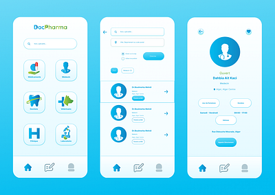 DocPharma app apple designer designsprint graphic design iphone medical phone product sprint ui ux