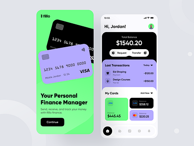 Finance Mobile App app app design bank design e wallet finance fintech fintech app ios mobile app mobile banking money online wallet payment saas transaction transfer ui wallet wallet app
