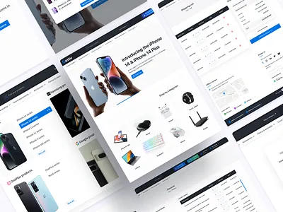 Electronics E-commerce Website Template e commerce e commerce template electronics e commerce figma product design ui ui design user experience user inteface ux ux design website design website template