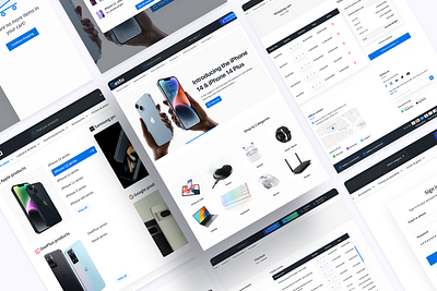 Electronics E-commerce Website Template e commerce e commerce template electronics e commerce figma product design ui ui design user experience user inteface ux ux design website design website template