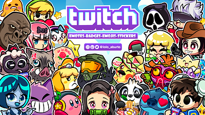 Emotes for Twitch Streamers gamers animalcrossing digitalart gamergirl gaming halo kirby mario marvel metroid nintendo nostalgia pikachu playstation pokemon retro sony streamer twitch xbox zelda