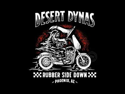 Reaper Dynas branding customlettering dynas graphic design handdrawn handlettering harley harleydavidson hd illustration lettering motor custom motorcyle reaper rysdsgstd skull vintagedesign