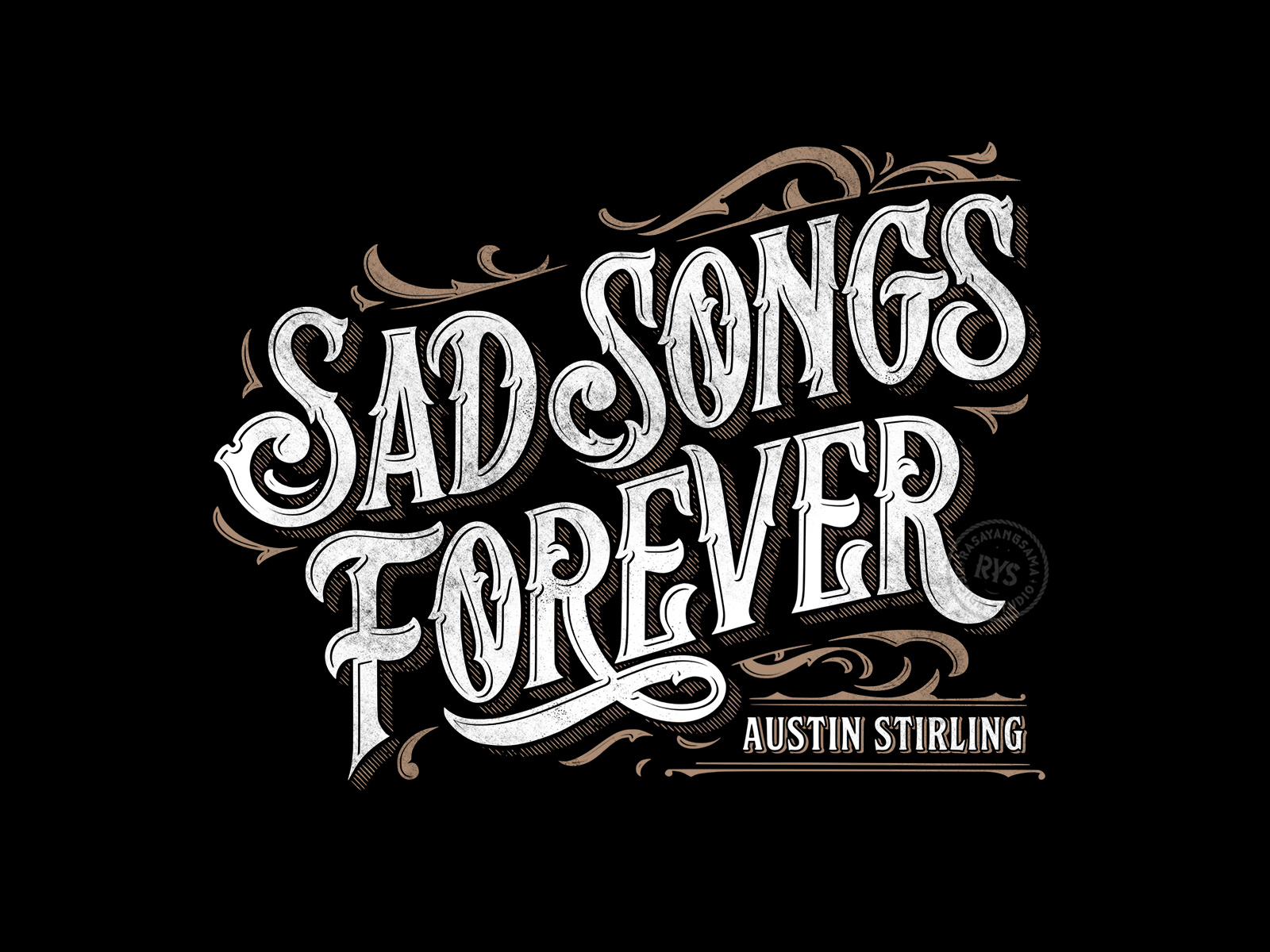 Example of Custom Lettering For Apparel Design